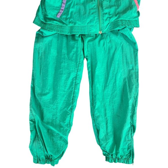 Vintage Blair Boutique Color Blocking Windbreaker 1980's Tracksuit Size L - Picture 2 of 16